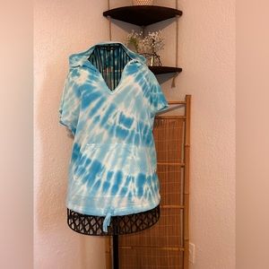 Tie-Dye Sleeveless Hoodie
